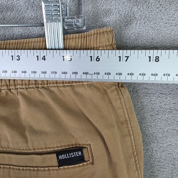 Mens Hollister Khaki Skinny Jogger Pants Advanced Stretch Cotton Size L - Picture 8 of 12